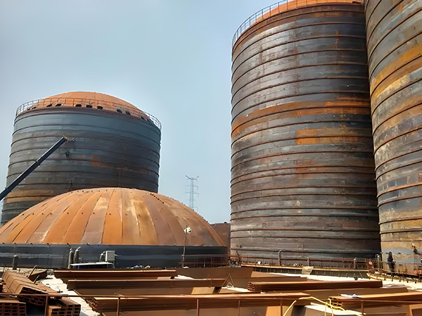 新政镇焦粉钢板仓